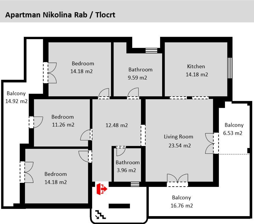 Nikolina Rab Apartments Раб Екстериор снимка